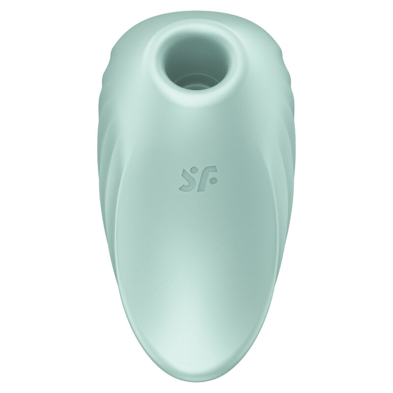 SATISFYER - PEARL DIVER AIR PULSE STIMULATOR VIBRATOR GREEN 2 SATISFYER - PEARL DIVER AIR PULSE STIMULATOR VIBRATOR GREEN - obrazek 2
