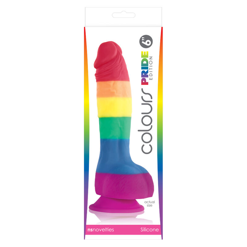 PRIDE - LGBT FLAG DILDO 15 CM 2 PRIDE - LGBT FLAG DILDO 15 CM - obrazek 2