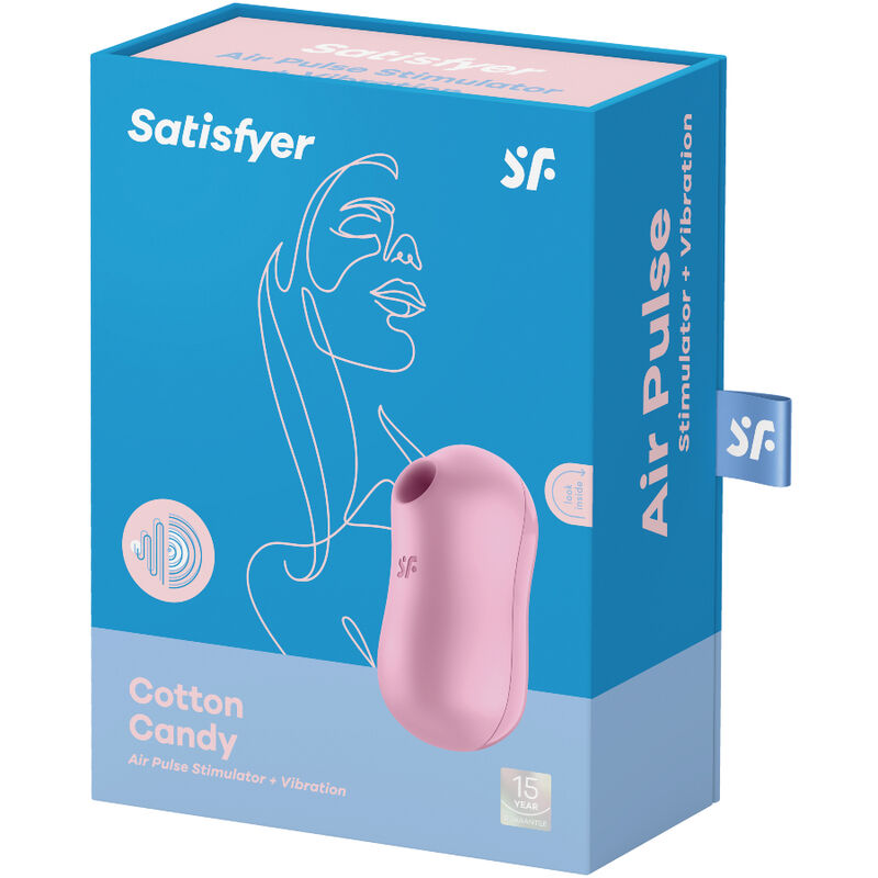 SATISFYER - COTTON CANDY AIR PULSE STIMULATOR VIBRATOR LILAC 3 SATISFYER - COTTON CANDY AIR PULSE STIMULATOR VIBRATOR LILAC - obrazek 3