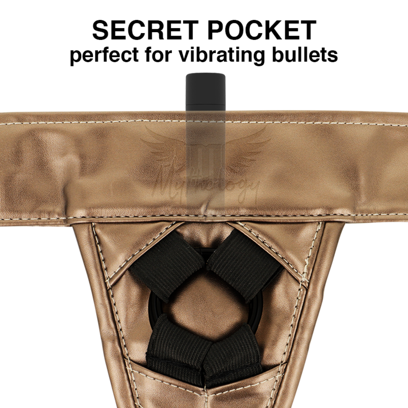 MYTHOLOGY - FANTASY HARNESS - BRONZE HARNESS L/XL 2 MYTHOLOGY - FANTASY HARNESS - BRONZE HARNESS L/XL - obrazek 2