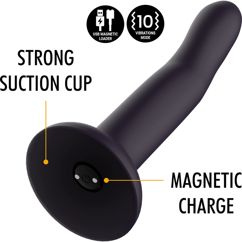 MYTHOLOGY - DUMAN MYSTIC DILDO M - VIBRATOR COMPATIBLE WITH WATCHME WIRELESS TECHNOLOGY 2 MYTHOLOGY - DUMAN MYSTIC DILDO M - VIBRATOR COMPATIBLE WITH WATCHME WIRELESS TECHNOLOGY - obrazek 2