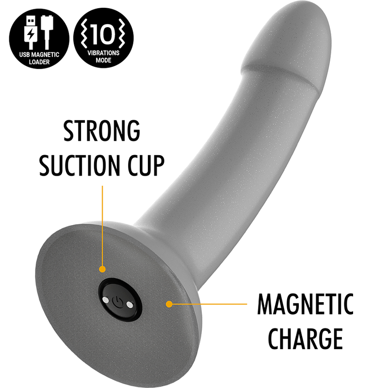 MYTHOLOGY - RUNE MAJESTIC DILDO S - VIBRATOR WATCHME WIRELESS TECHNOLOGY COMPATIBLE 2 MYTHOLOGY - RUNE MAJESTIC DILDO S - VIBRATOR WATCHME WIRELESS TECHNOLOGY COMPATIBLE - obrazek 2