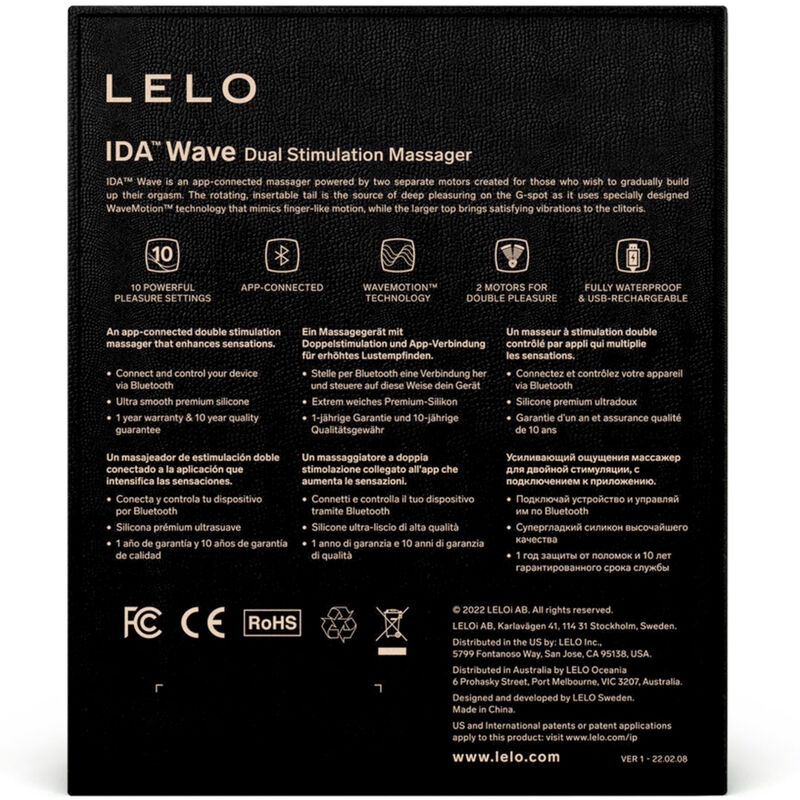 LELO - IDA WAVE CORAL COUPLES MASSAGER 5 LELO - IDA WAVE CORAL COUPLES MASSAGER - obrazek 5