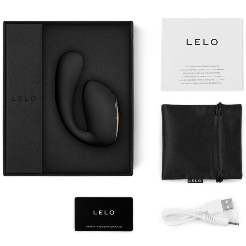 LELO - IDA WAVE COUPLES MASSAGER BLACK 3 LELO - IDA WAVE COUPLES MASSAGER BLACK - obrazek 3