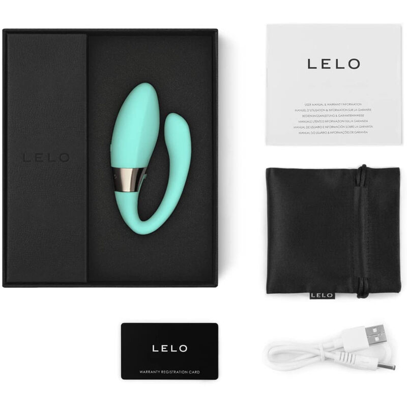 LELO - TIANI HARMONY AQUA GREEN COUPLE MASSAGER 2 LELO - TIANI HARMONY AQUA GREEN COUPLE MASSAGER - obrazek 2