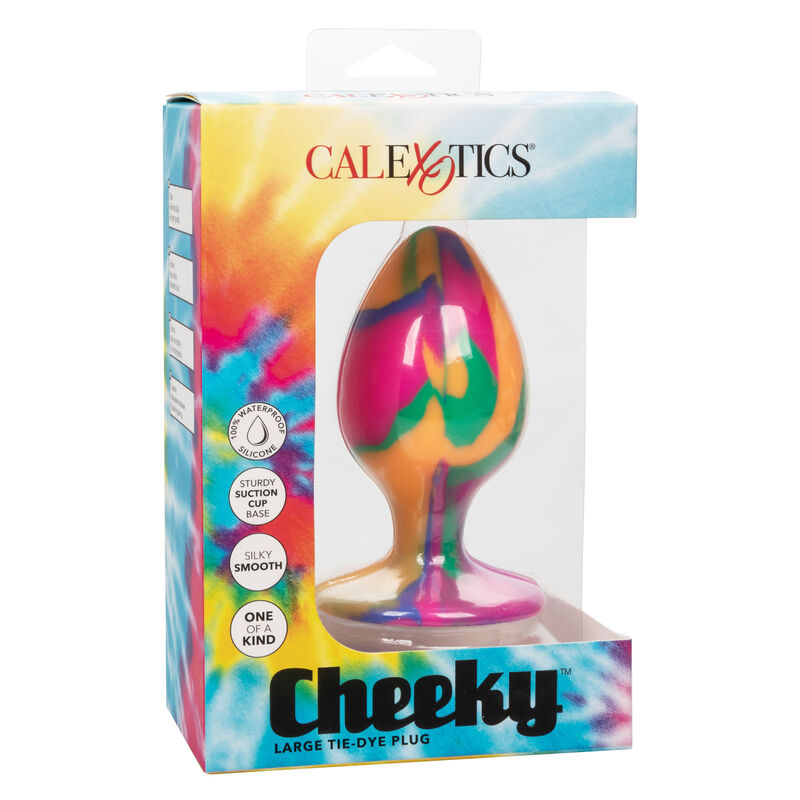 CALEXOTICS - CHEEKY LARGE TIE-DYE PLUG ANAL 2 CALEXOTICS - CHEEKY LARGE TIE-DYE PLUG ANAL - obrazek 2