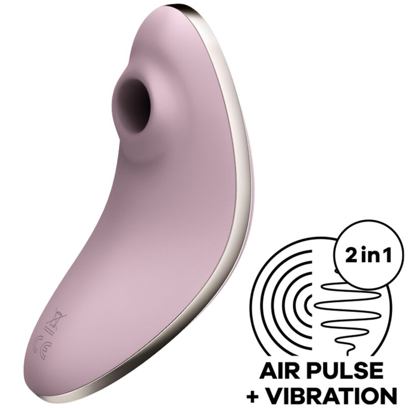 SATISFYER - VULVA LOVER 1 AIR PULSE STIMULATOR  VIBRATOR VIOLET