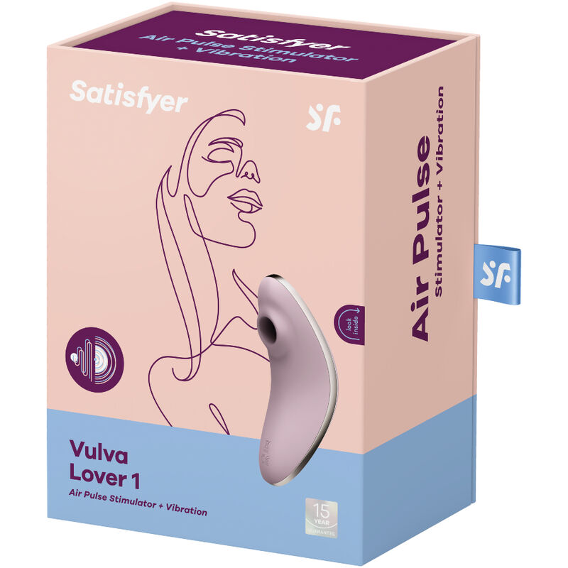 SATISFYER - VULVA LOVER 1 AIR PULSE STIMULATOR VIBRATOR VIOLET 4 SATISFYER - VULVA LOVER 1 AIR PULSE STIMULATOR VIBRATOR VIOLET - obrazek 4