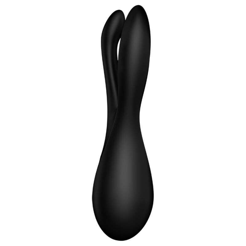 SATISFYER - THREESOME 2 VIBRATOR BLACK 3 SATISFYER - THREESOME 2 VIBRATOR BLACK - obrazek 3