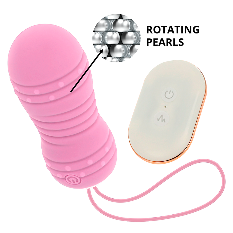 OHMAMA - REMOTE CONTROL EGG 7 MODES ROTATION PINK 3 OHMAMA - REMOTE CONTROL EGG 7 MODES ROTATION PINK - obrazek 3