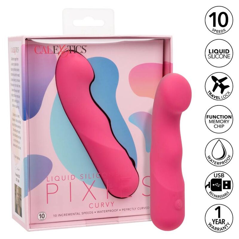 CALEXOTICS - PIXIES CURVY PINK 4 CALEXOTICS - PIXIES CURVY PINK - obrazek 4