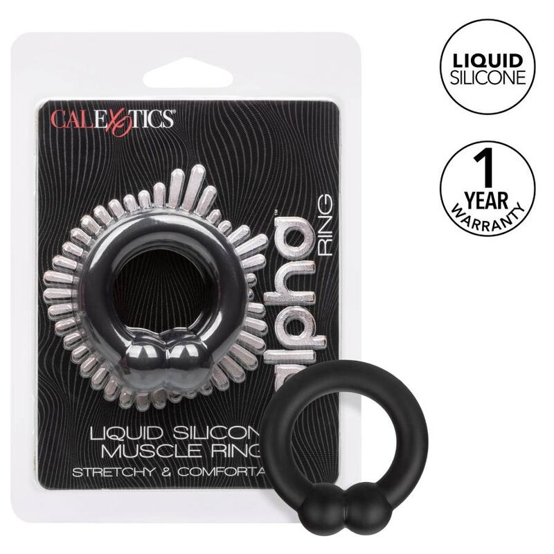 CALEXOTICS - ALPHA MUSCLE RING BLACK 3 CALEXOTICS - ALPHA MUSCLE RING BLACK - obrazek 3