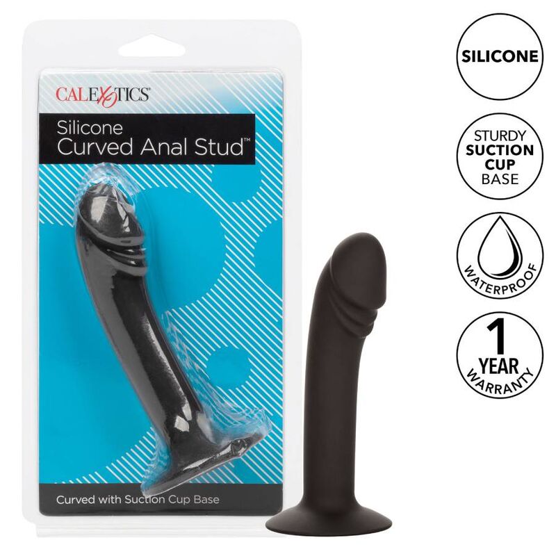 CALEXOTICS - CURVED ANAL STUD 3 CALEXOTICS - CURVED ANAL STUD - obrazek 3