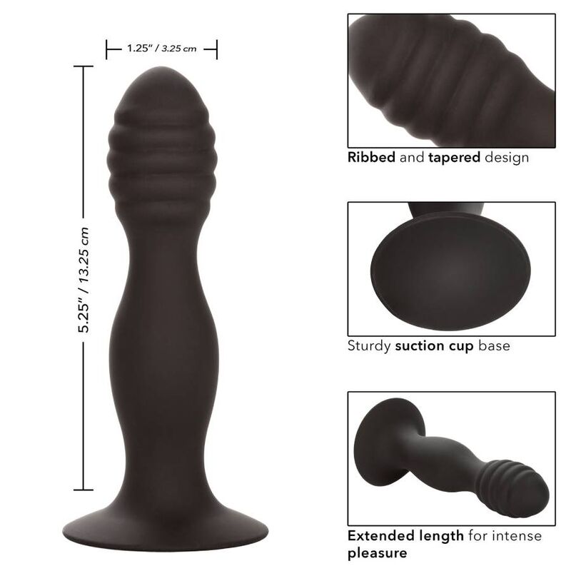 CALEXOTICS - RIBBED ANAL STUD 3 CALEXOTICS - RIBBED ANAL STUD - obrazek 3