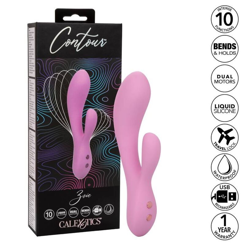 CALEXOTICS - CONTOUR ZOIE PINK 2 CALEXOTICS - CONTOUR ZOIE PINK - obrazek 2