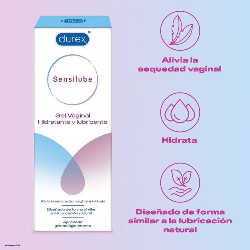 DUREX - SENSILUBE GEL MOISTURIZING LUBE 40 ML 2 DUREX - SENSILUBE GEL MOISTURIZING LUBE 40 ML - obrazek 2