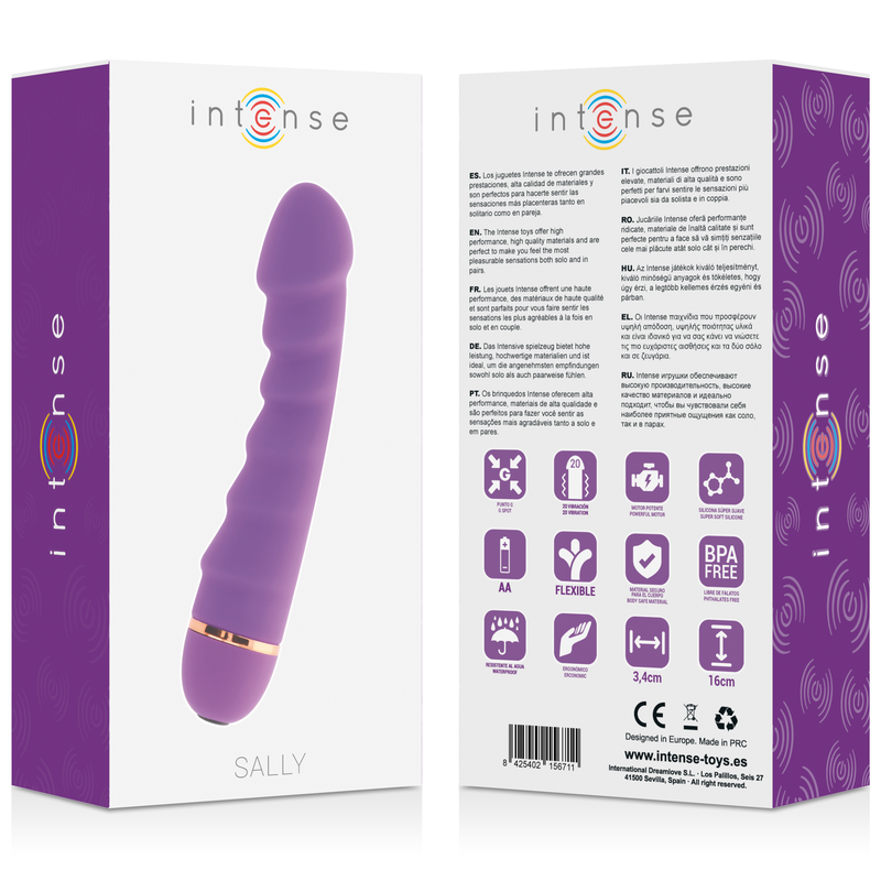 INTENSE - SALLY 20 SPEEDS SILICONE LILAC 5 INTENSE - SALLY 20 SPEEDS SILICONE LILAC - obrazek 5
