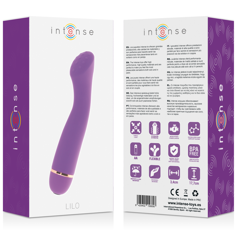 INTENSE - LILO 20 SPEEDS SILICONE LILAC 5 INTENSE - LILO 20 SPEEDS SILICONE LILAC - obrazek 5
