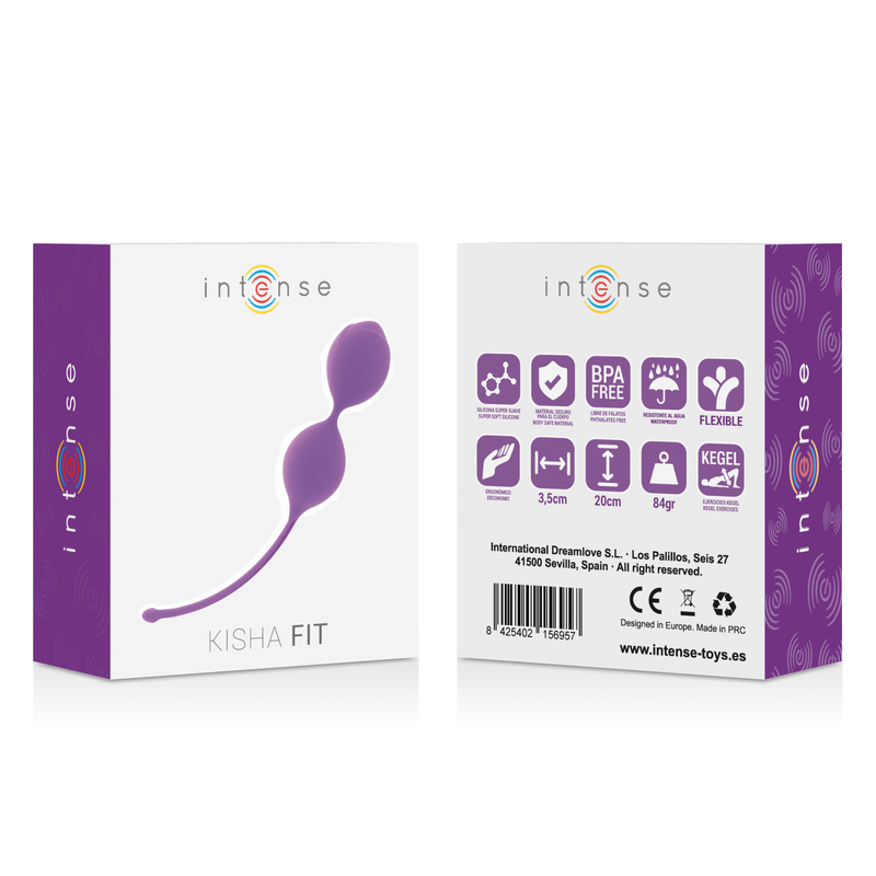 INTENSE - KISHA FIT SILICONE KEGEL LILAC 3 INTENSE - KISHA FIT SILICONE KEGEL LILAC - obrazek 3