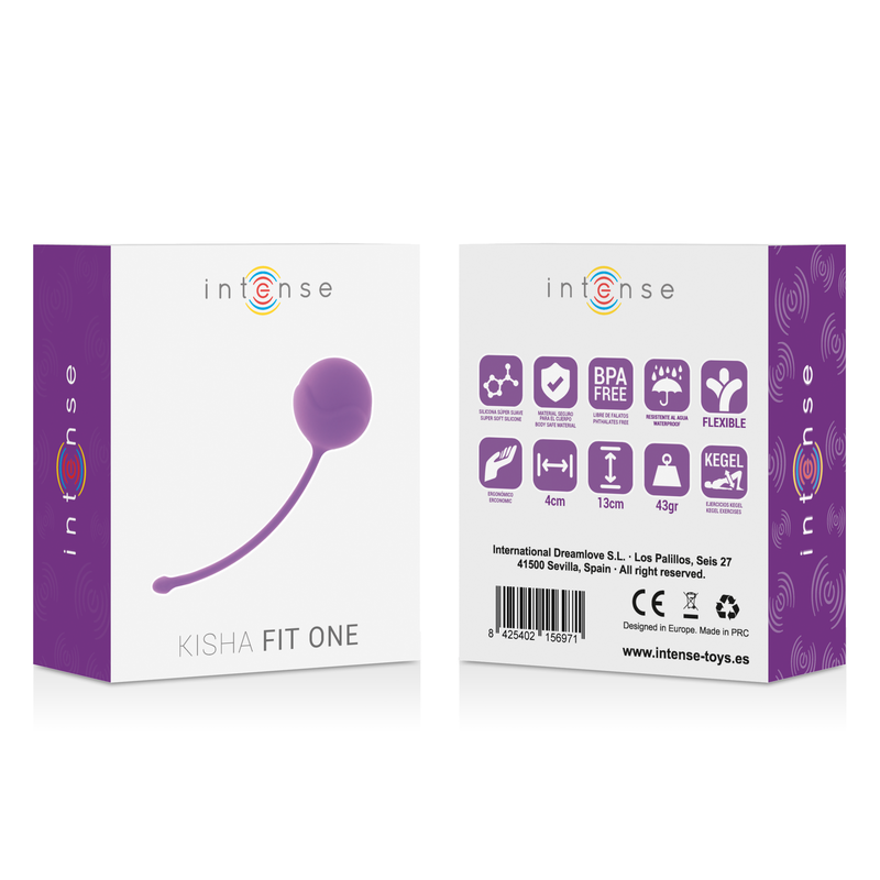 INTENSE - KISHA FIT ONE SILICONE KEGEL LILAC 3 INTENSE - KISHA FIT ONE SILICONE KEGEL LILAC - obrazek 3