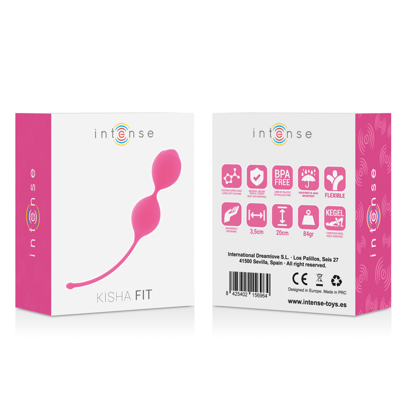 INTENSE - KISHA FIT SILICONE KEGEL FUCHSIA 3 INTENSE - KISHA FIT SILICONE KEGEL FUCHSIA - obrazek 3