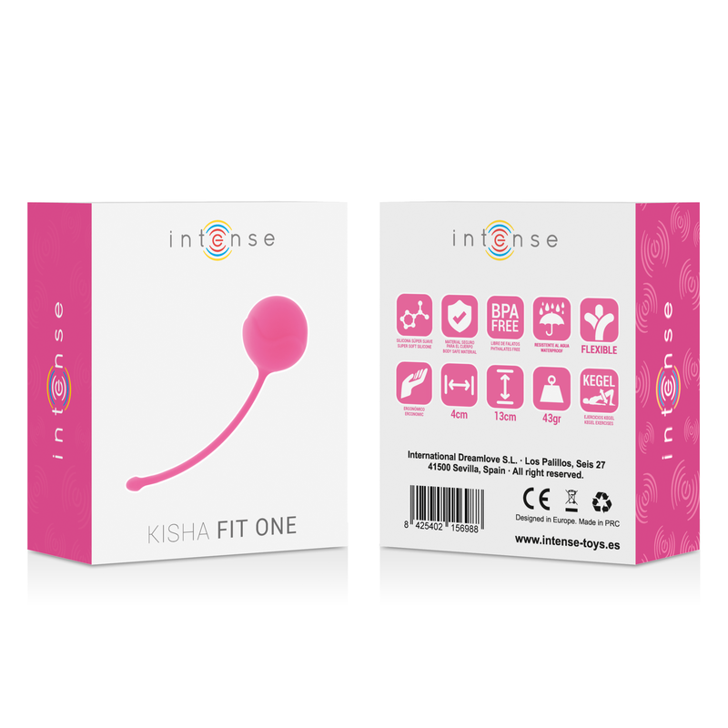 INTENSE - KISHA FIT ONE SILICONE KEGEL FUCHSIA 3 INTENSE - KISHA FIT ONE SILICONE KEGEL FUCHSIA - obrazek 3