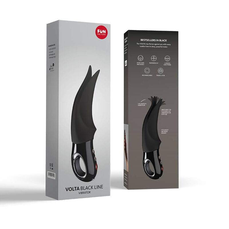 FUN FACTORY - VOLTA CLITORAL VIBRATOR BLACK LINE 4 FUN FACTORY - VOLTA CLITORAL VIBRATOR BLACK LINE - obrazek 4