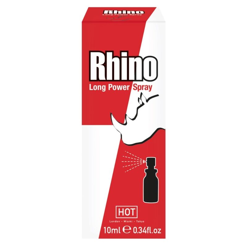 HOT - RHINO LONG POWER SPRAY 10ML 2 HOT - RHINO LONG POWER SPRAY 10ML - obrazek 2