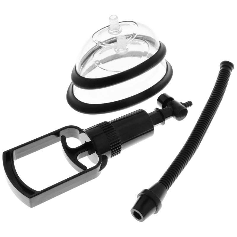 INTENSE - PUMP VAGINAL MANUAL PUMP WITH TWO INTERCHANGEABLE CUPS 3 INTENSE - PUMP VAGINAL MANUAL PUMP WITH TWO INTERCHANGEABLE CUPS - obrazek 3