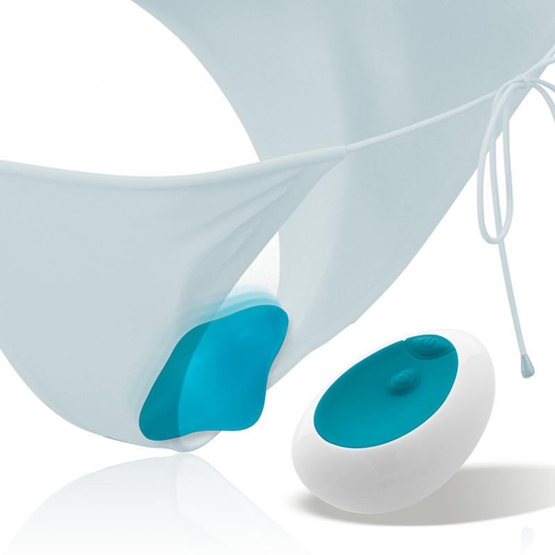 INTENSE - SAMANTHA PANTIE REMOTE CONTROL BLUE 2 INTENSE - SAMANTHA PANTIE REMOTE CONTROL BLUE - obrazek 2