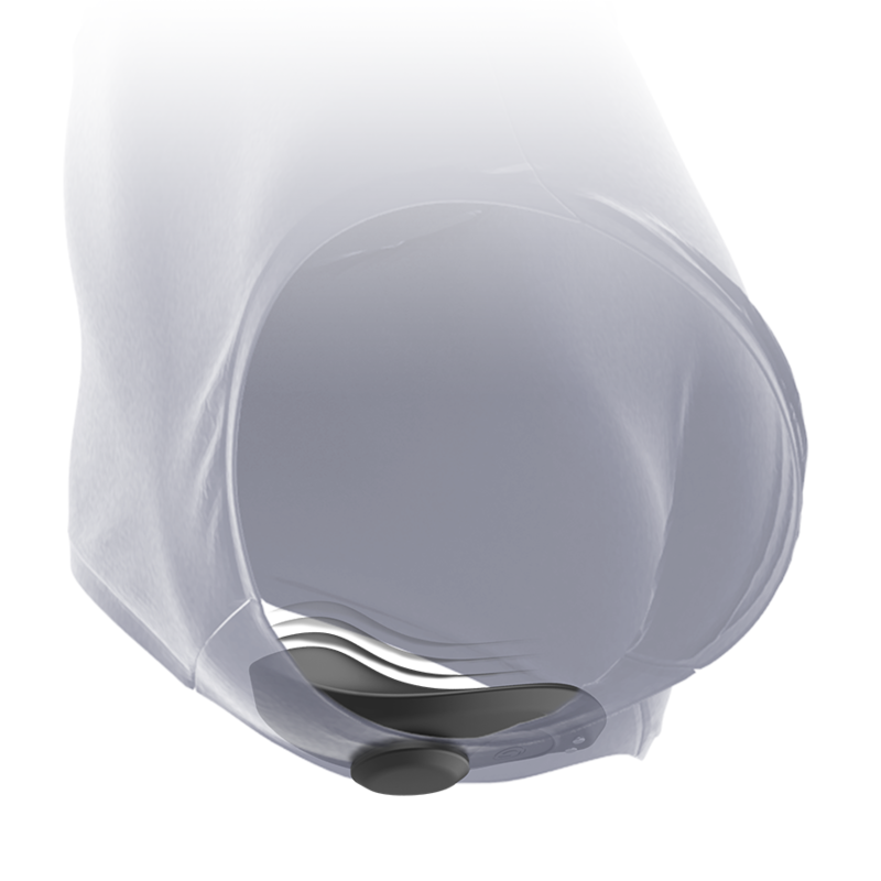 BLACKSILVER - PRESTON RECHARGEABLE SILICONE VIBRATOR PANTIE BLACK 5 BLACKSILVER - PRESTON RECHARGEABLE SILICONE VIBRATOR PANTIE BLACK - obrazek 5