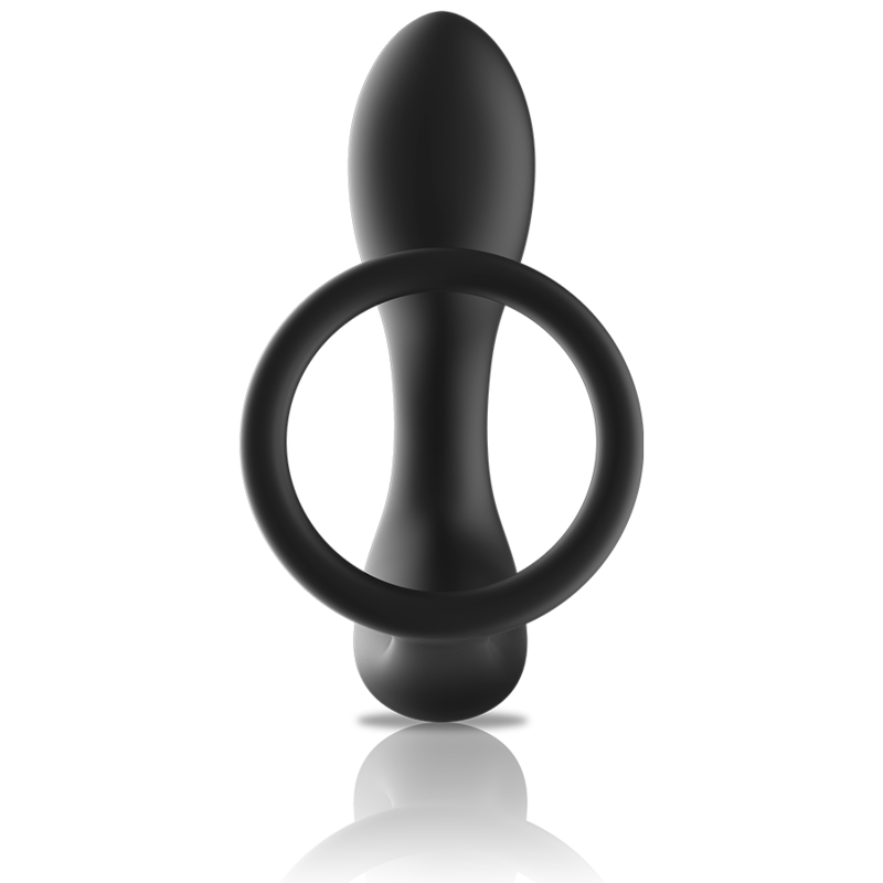 BLACKSILVER - REMOTE CONTROL ANAL MASSAGER RECHARGEABLE SILICONE BLACK 3 BLACKSILVER - REMOTE CONTROL ANAL MASSAGER RECHARGEABLE SILICONE BLACK - obrazek 3