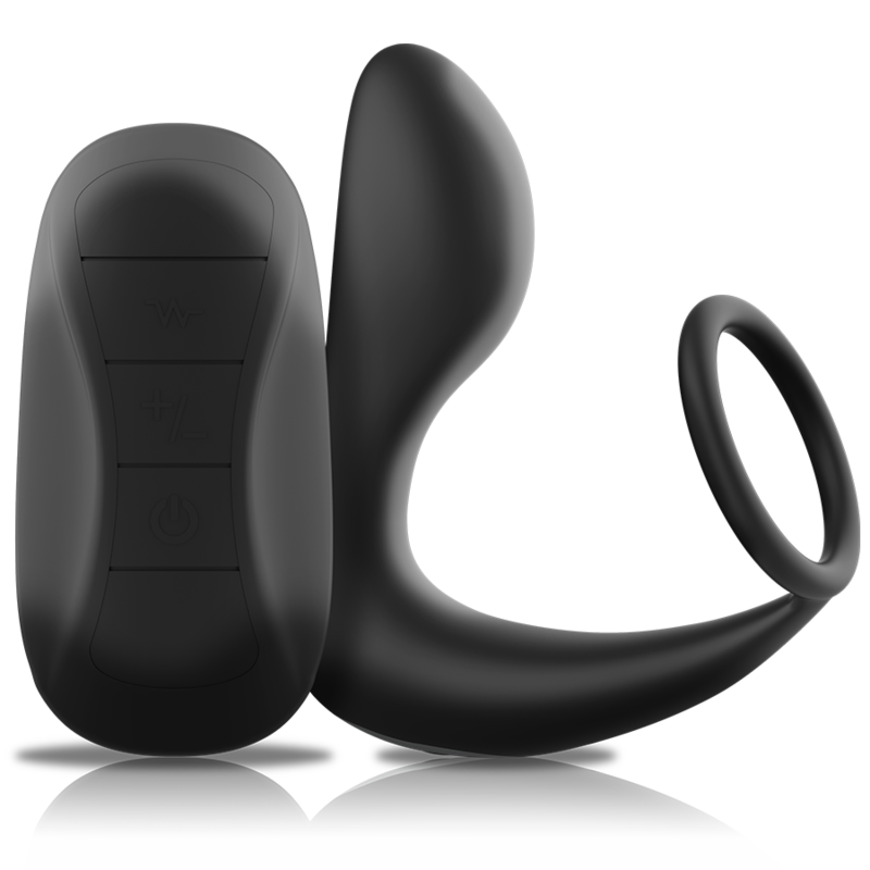 BLACKSILVER - REMOTE CONTROL ANAL MASSAGER RECHARGEABLE SILICONE BLACK 5 BLACKSILVER - REMOTE CONTROL ANAL MASSAGER RECHARGEABLE SILICONE BLACK - obrazek 5