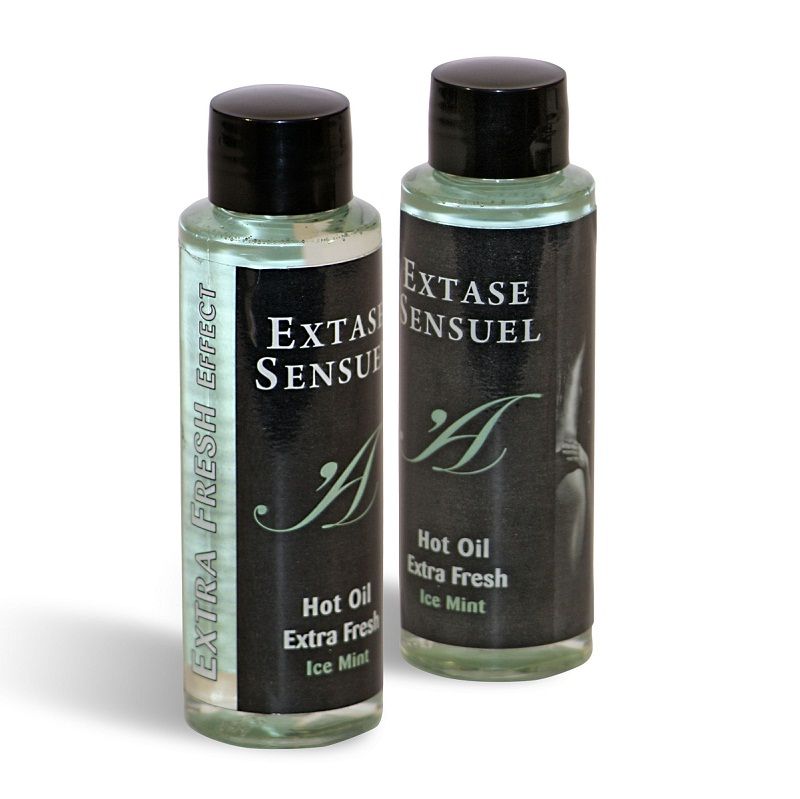 EXTASE SENSUAL - MASSAGE OIL WITH EXTRA FRESH ICE EFFECT 100 ML 2 EXTASE SENSUAL - MASSAGE OIL WITH EXTRA FRESH ICE EFFECT 100 ML - obrazek 2
