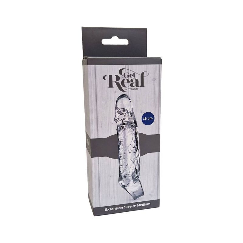 GET REAL - EXTENSION SLEEVE MEDIUM TRANSPARENT 3 GET REAL - EXTENSION SLEEVE MEDIUM TRANSPARENT - obrazek 3