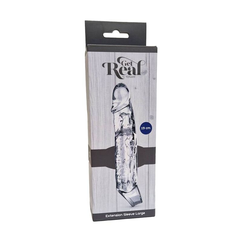 GET REAL - EXTENSION LONG 19 CM TRANSPARENT 3 GET REAL - EXTENSION LONG 19 CM TRANSPARENT - obrazek 3