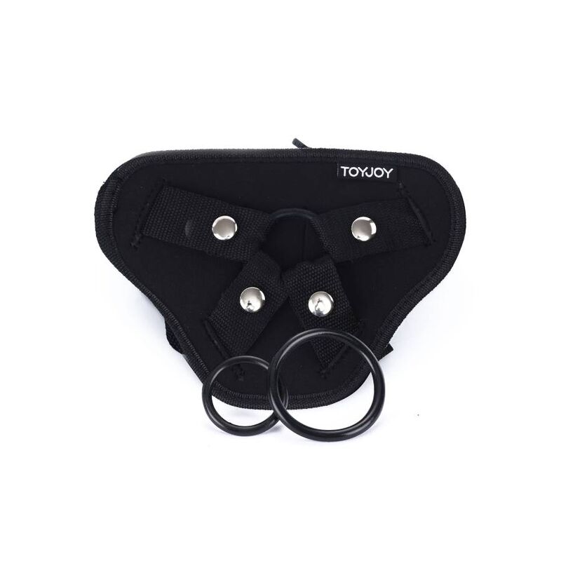 GET REAL - STRAP-ON DELUXE HARNESS BLACK 3 GET REAL - STRAP-ON DELUXE HARNESS BLACK - obrazek 3