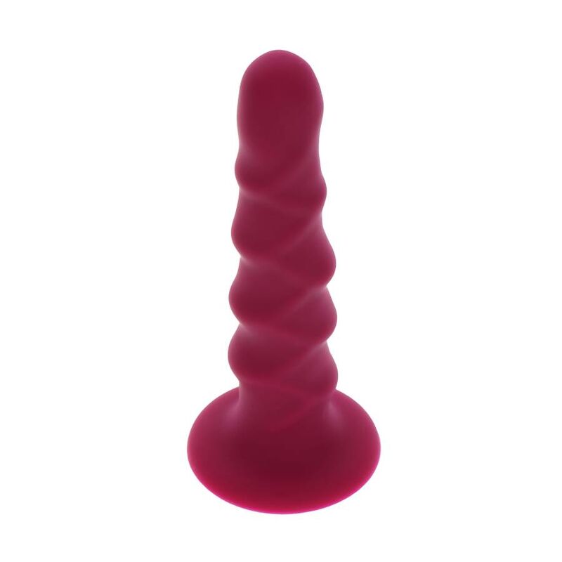 GET REAL - RIBBED DONG 12 CM RED 3 GET REAL - RIBBED DONG 12 CM RED - obrazek 3