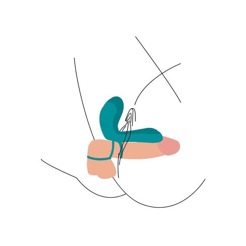 XOCOON - COUPLES VIBRATOR RING GREEN 5 XOCOON - COUPLES VIBRATOR RING GREEN - obrazek 5