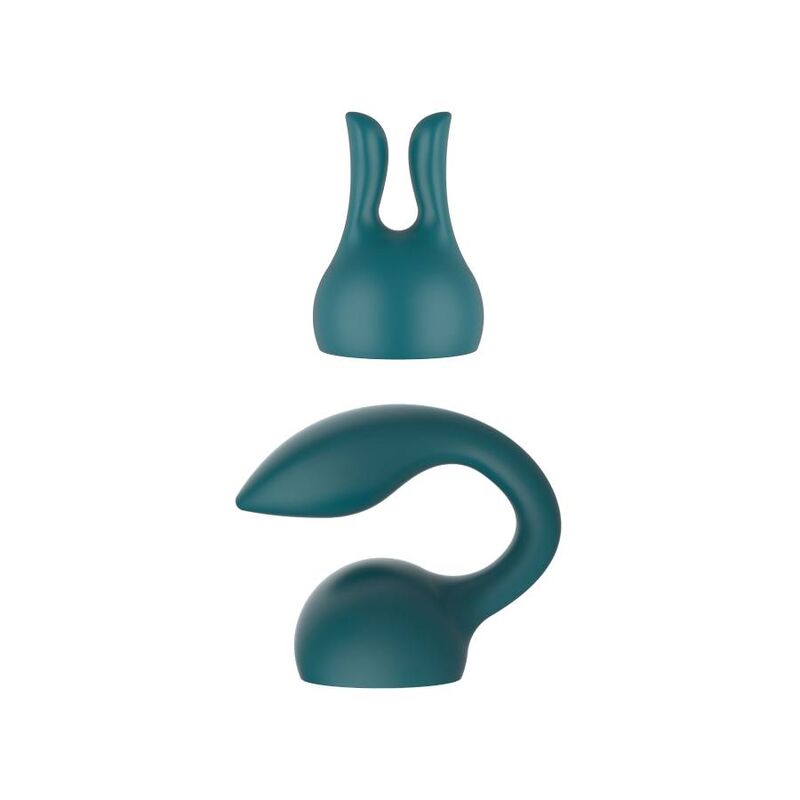 XOCOON - ATTACHMENTS PERSONAL MASSAGER GREEN 3 XOCOON - ATTACHMENTS PERSONAL MASSAGER GREEN - obrazek 3