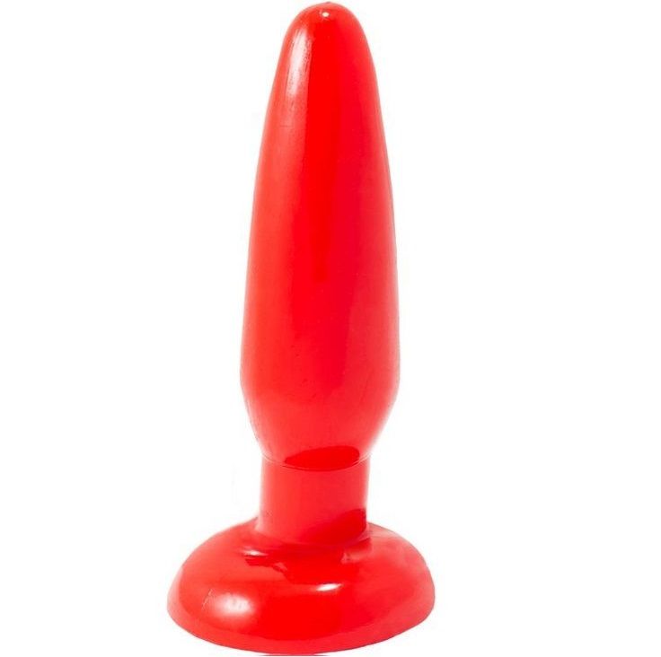 BAILE - SMALL RED ANAL PLUG 15 CM 2 BAILE - SMALL RED ANAL PLUG 15 CM - obrazek 2
