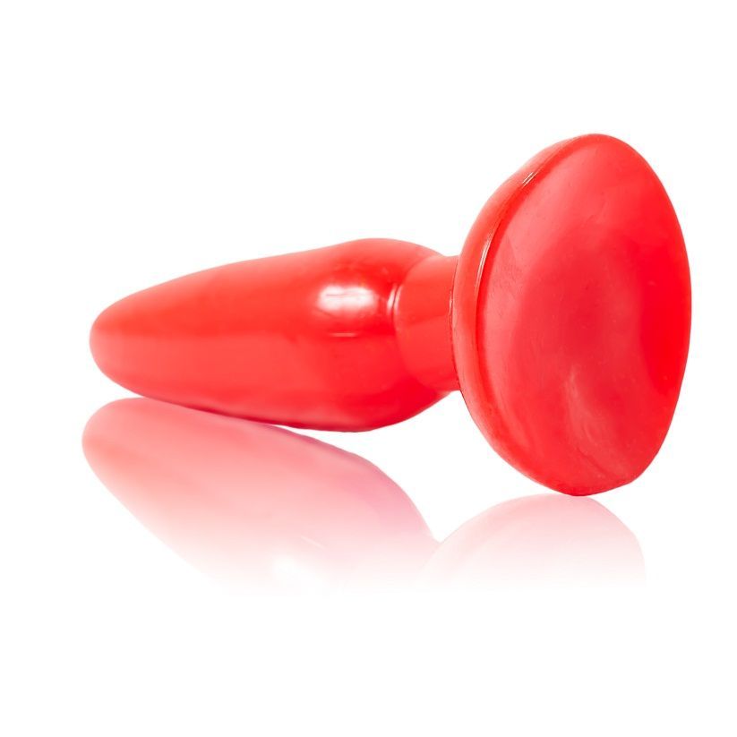 BAILE - SMALL RED ANAL PLUG 15 CM 3 BAILE - SMALL RED ANAL PLUG 15 CM - obrazek 3