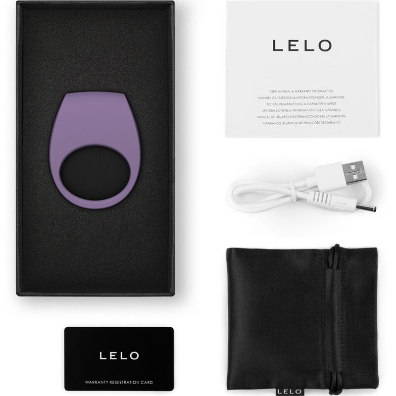 LELO - TOR 3 VIOLET VIBRATOR RING 3 LELO - TOR 3 VIOLET VIBRATOR RING - obrazek 3