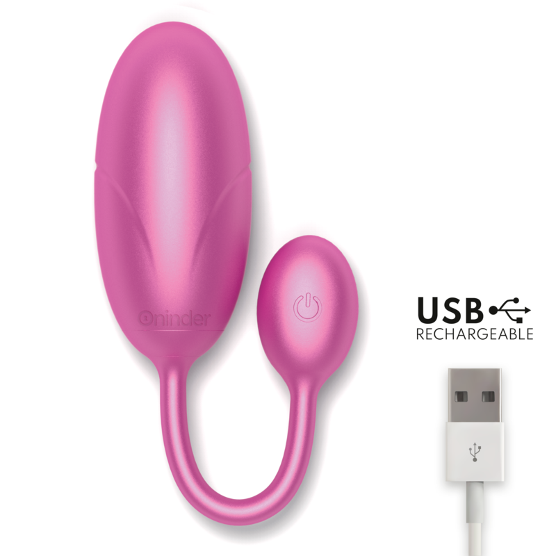 ONINDER - TOKYO VIBRATING EGG PINK 7.5 X 3.2 CM FREE APP 5 ONINDER - TOKYO VIBRATING EGG PINK 7.5 X 3.2 CM FREE APP - obrazek 5