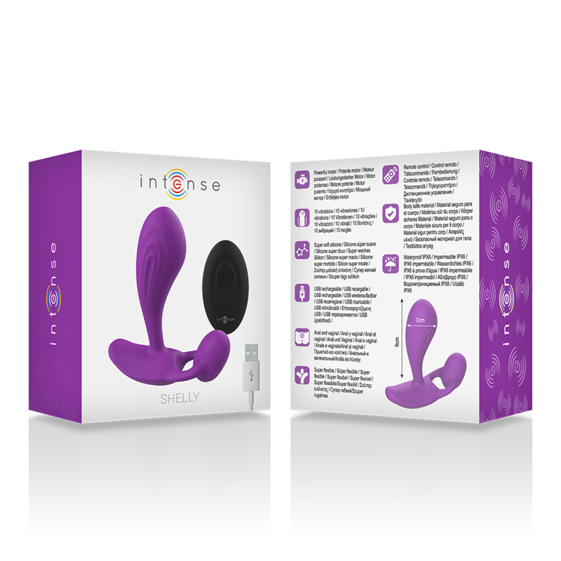 INTENSE - SHELLY PLUG ANAL REMOTE CONTROL PURPLE 5 INTENSE - SHELLY PLUG ANAL REMOTE CONTROL PURPLE - obrazek 5