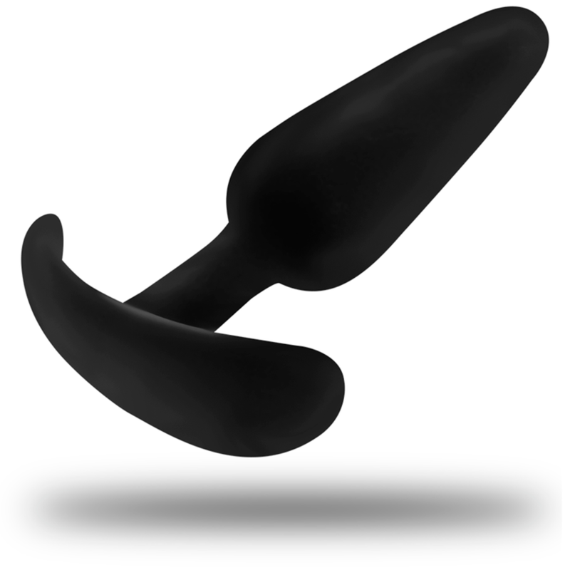 BLACKSILVER - HANSEL SILICONE ANAL PLUG WITH SMALL HANDLE 4 BLACKSILVER - HANSEL SILICONE ANAL PLUG WITH SMALL HANDLE - obrazek 4