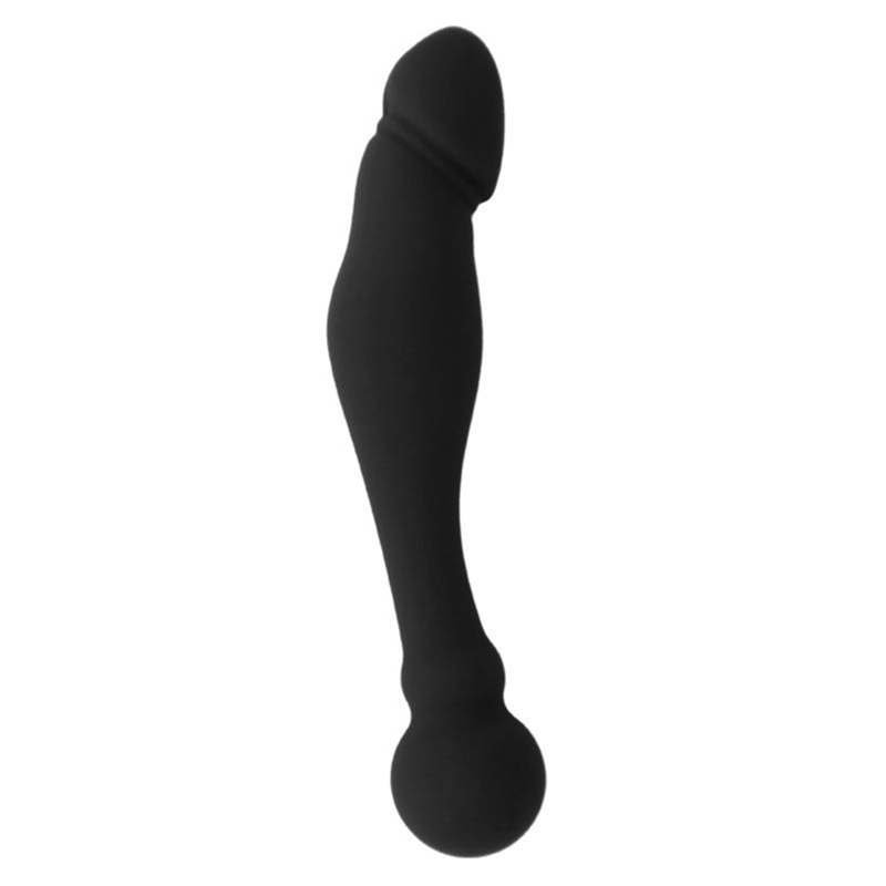 BLACKSILVER - KARL G-POINT STIMULATING DILDO 18 CM 3 BLACKSILVER - KARL G-POINT STIMULATING DILDO 18 CM - obrazek 3