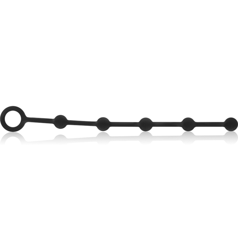 BLACKSILVER - KORG ANAL ROSARY SILICONE INITIATION 21 CM 3 BLACKSILVER - KORG ANAL ROSARY SILICONE INITIATION 21 CM - obrazek 3