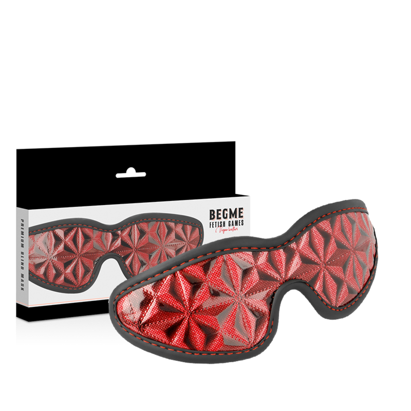 BEGME - RED EDITION PREMIUM BLIND MASK WITH NEOPRENE LINING 2 BEGME - RED EDITION PREMIUM BLIND MASK WITH NEOPRENE LINING - obrazek 2