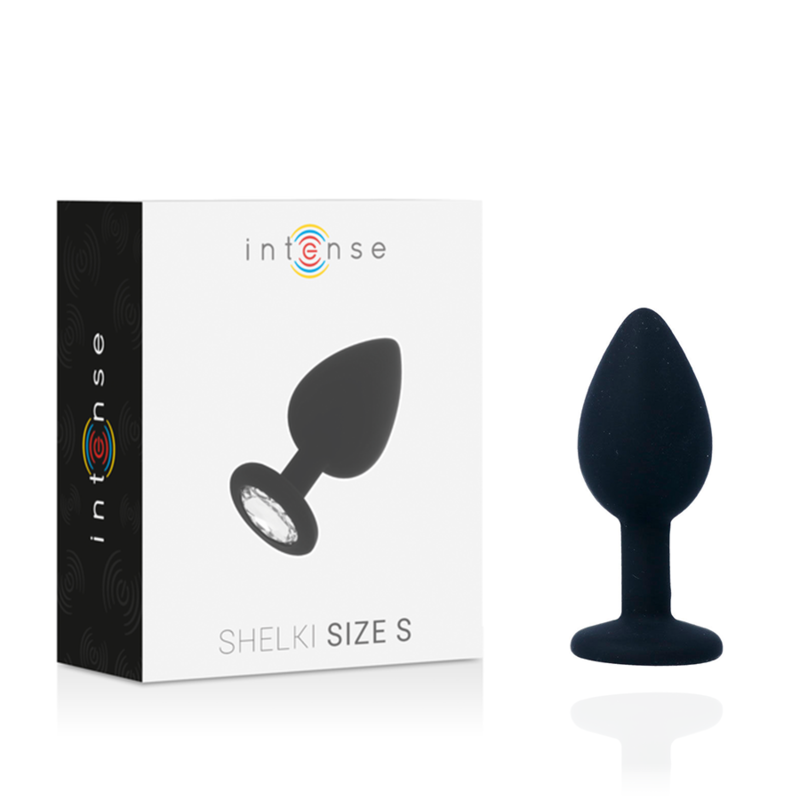 INTENSE - SHELKI S PLUG ANAL BLACK 2 INTENSE - SHELKI S PLUG ANAL BLACK - obrazek 2